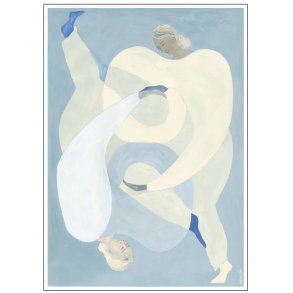 Poster & Frame The Poster Club x Sofia Lind Plakat Hold You 50x70 cm, Blå