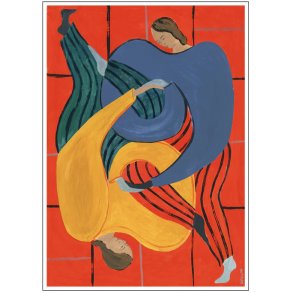 Poster & Frame The Poster Club x Sofia Lind Plakat Hold You 50x70 cm, Red
