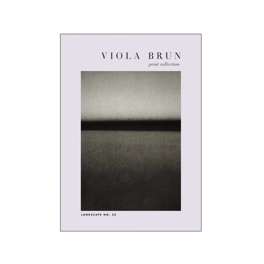 Poster & Frame Viola Brown Poster Landscape 22 A3