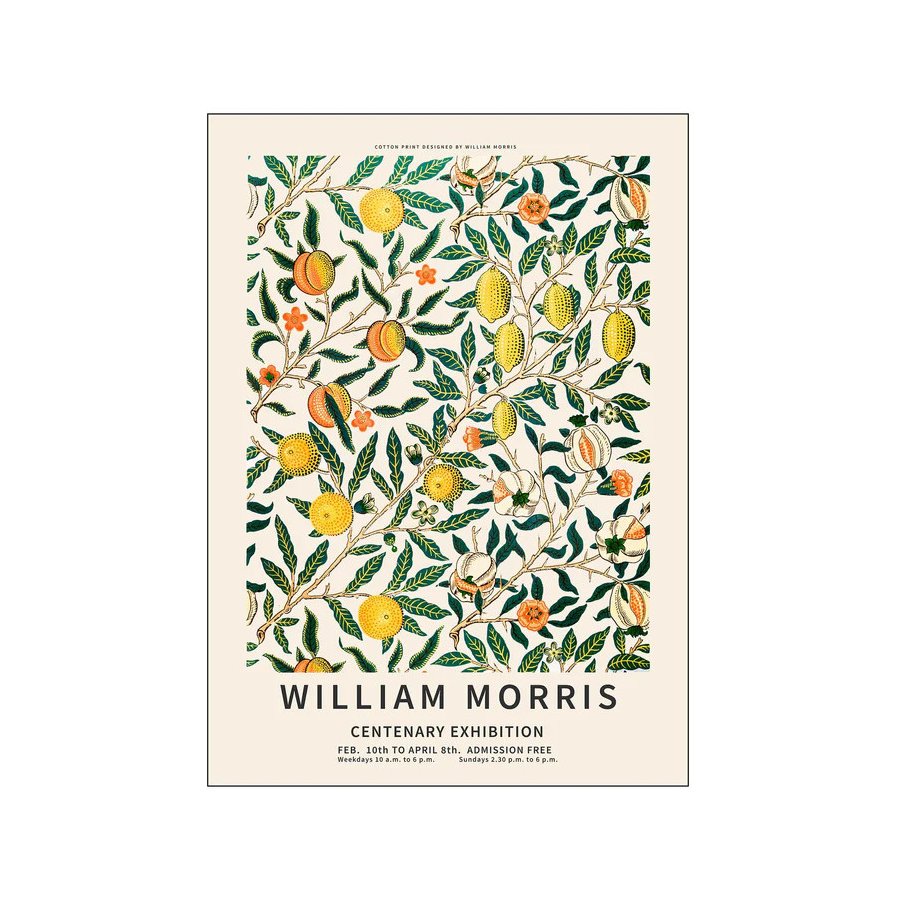 Poster & Frame William Morris x PSTR Studio Poster William Morris - Tree with fruits 50x70 cm