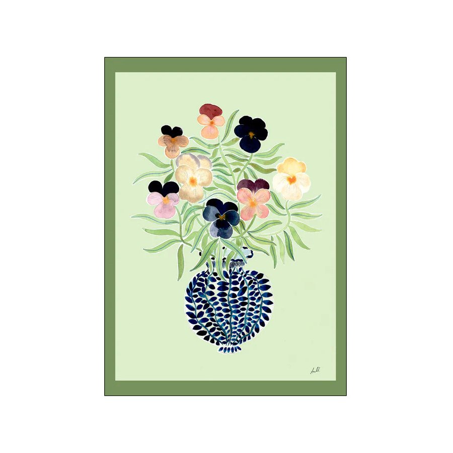 Poster & Frame La Poire Poster Spring Pansies 50x70 cm