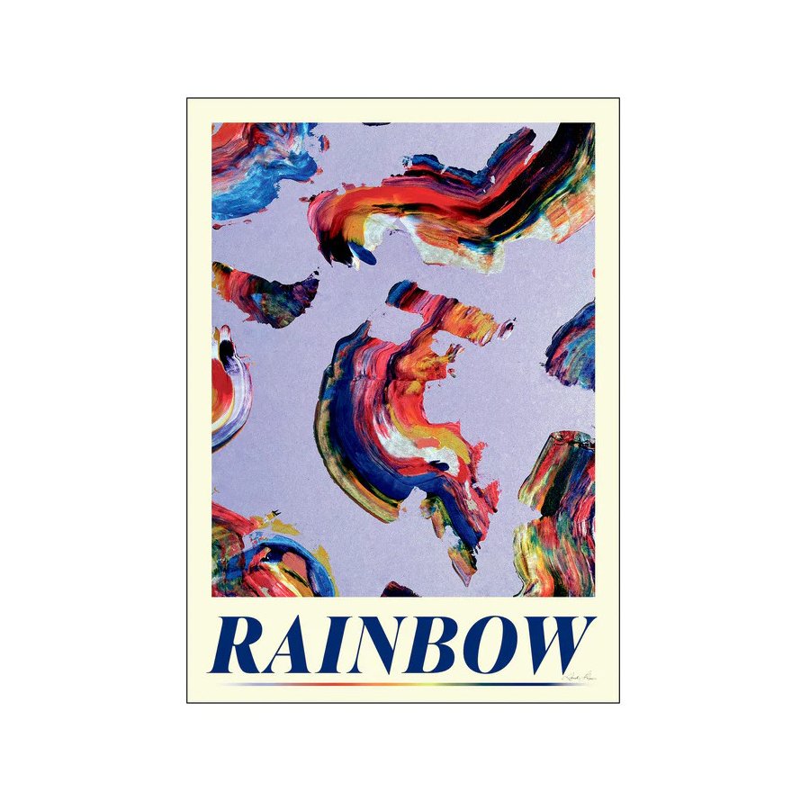 Poster & Frame Amalie Hovgesen Poster Rainbow A3