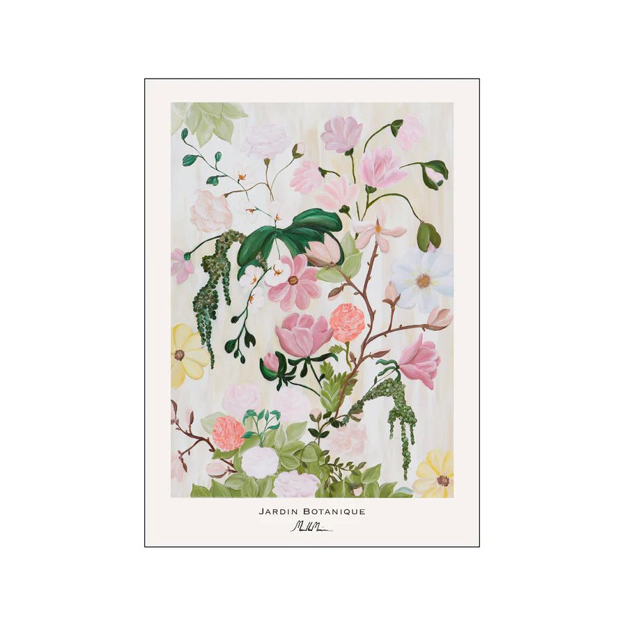 Poster & Frame Morais Artworks Poster Jardin Botanique 50x70 cm