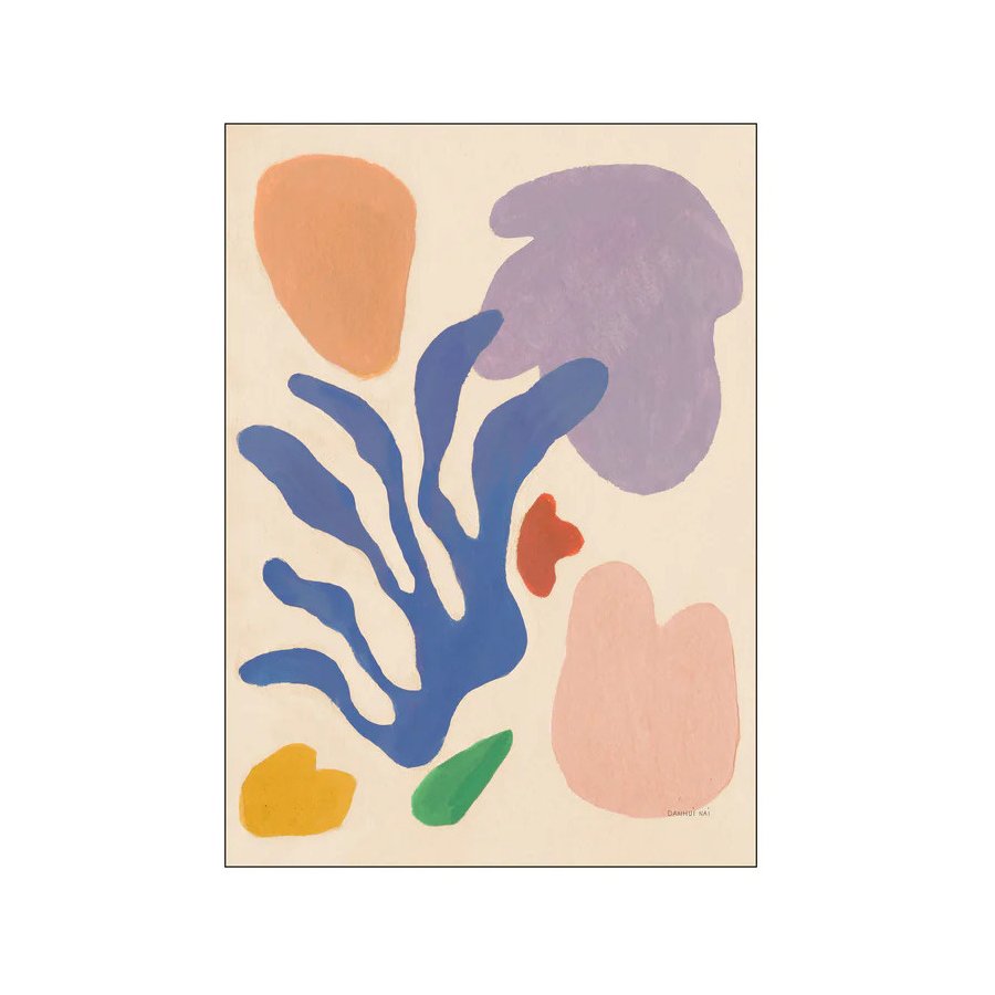 Poster & Frame Wild Apple Poster Honouring Matisse 50x70 cm, Warm