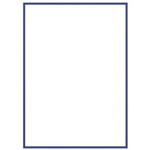Poster & Frame Ramme A4, Blå