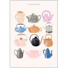 Poster & Frame PSTR Studio Plakat Laura - Teapots 70x100 cm