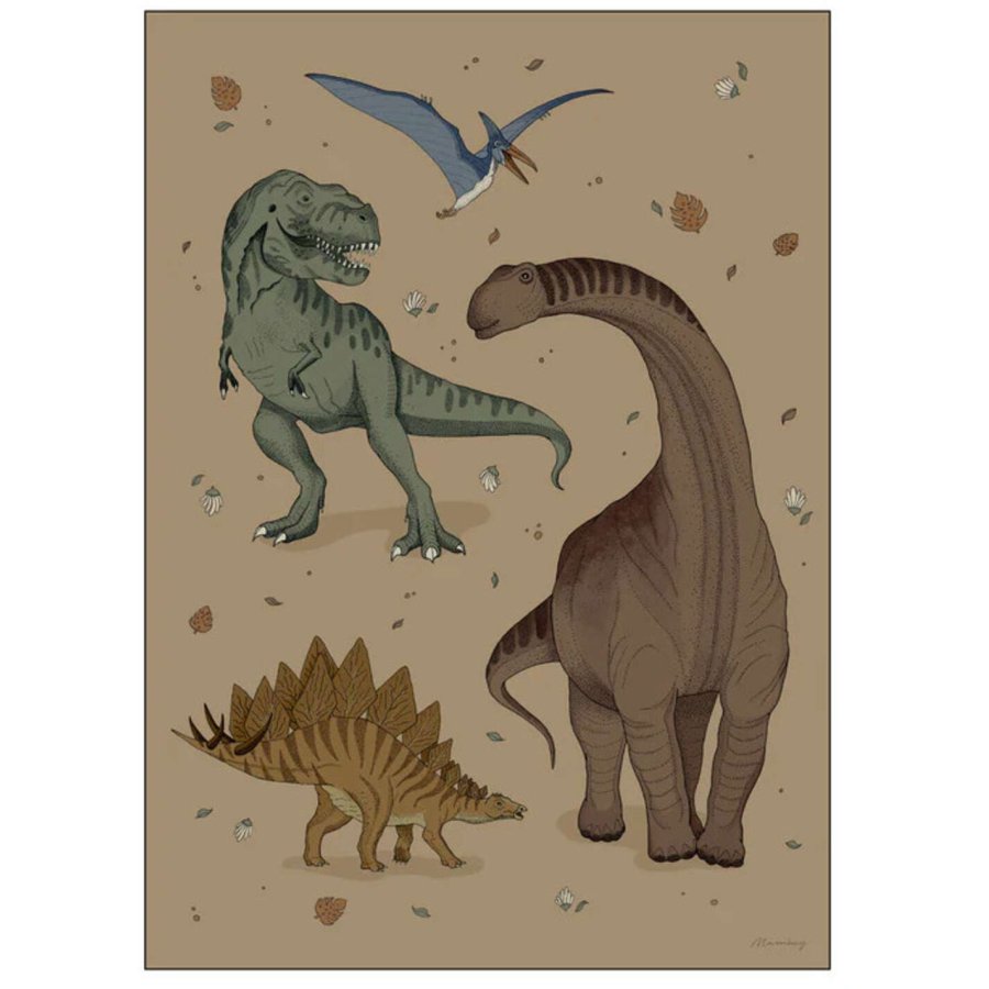 Poster & Frame Marenberg Plakat Dinosaur A3