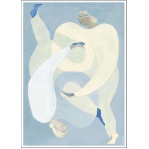 Poster & Frame The Poster Club x Sofia Lind Plakat Hold You 70x100 cm, Blå