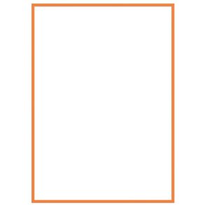 Poster & Frame Ramme A4, Orange