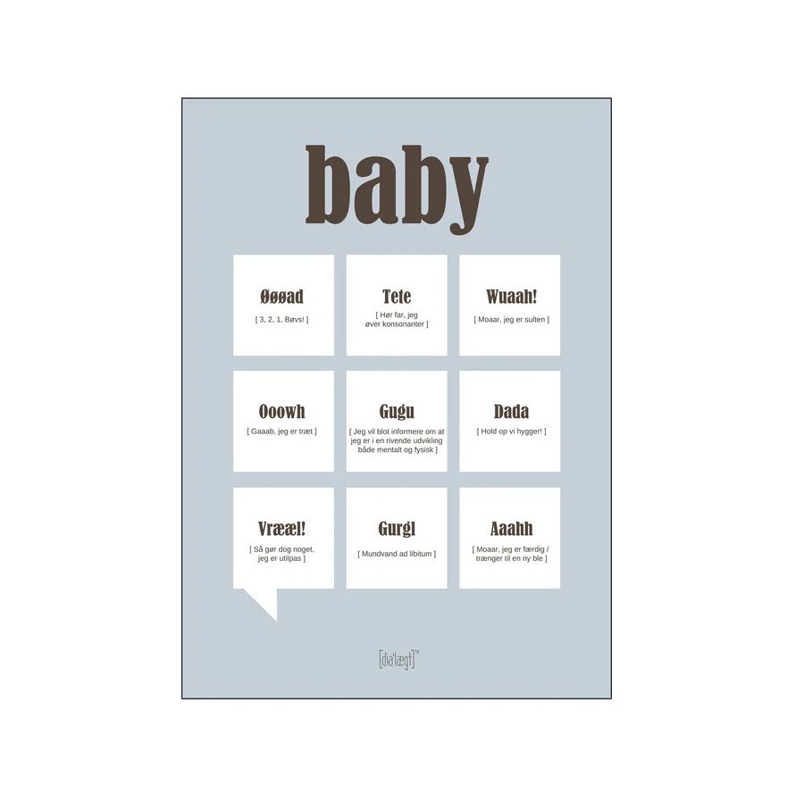 Dialgt Baby Boy Plakat A3