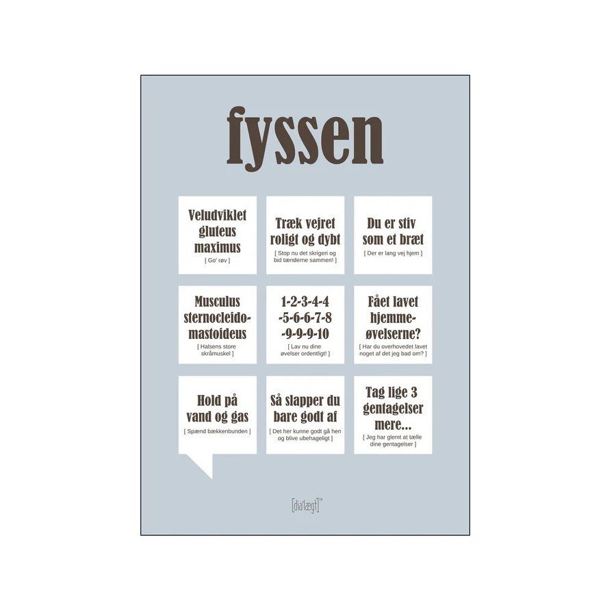 Dialgt Fyssen Plakat A3