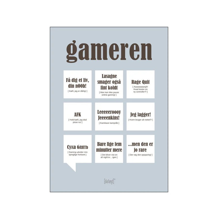 Dialgt Gameren Plakat A3