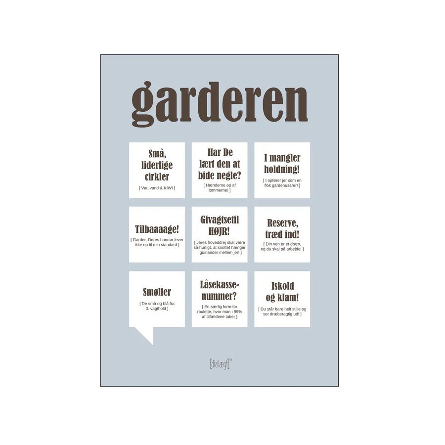 Dialgt Garderen Plakat A3