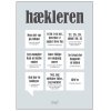 Dialgt Hkleren Plakat 50x70 cm