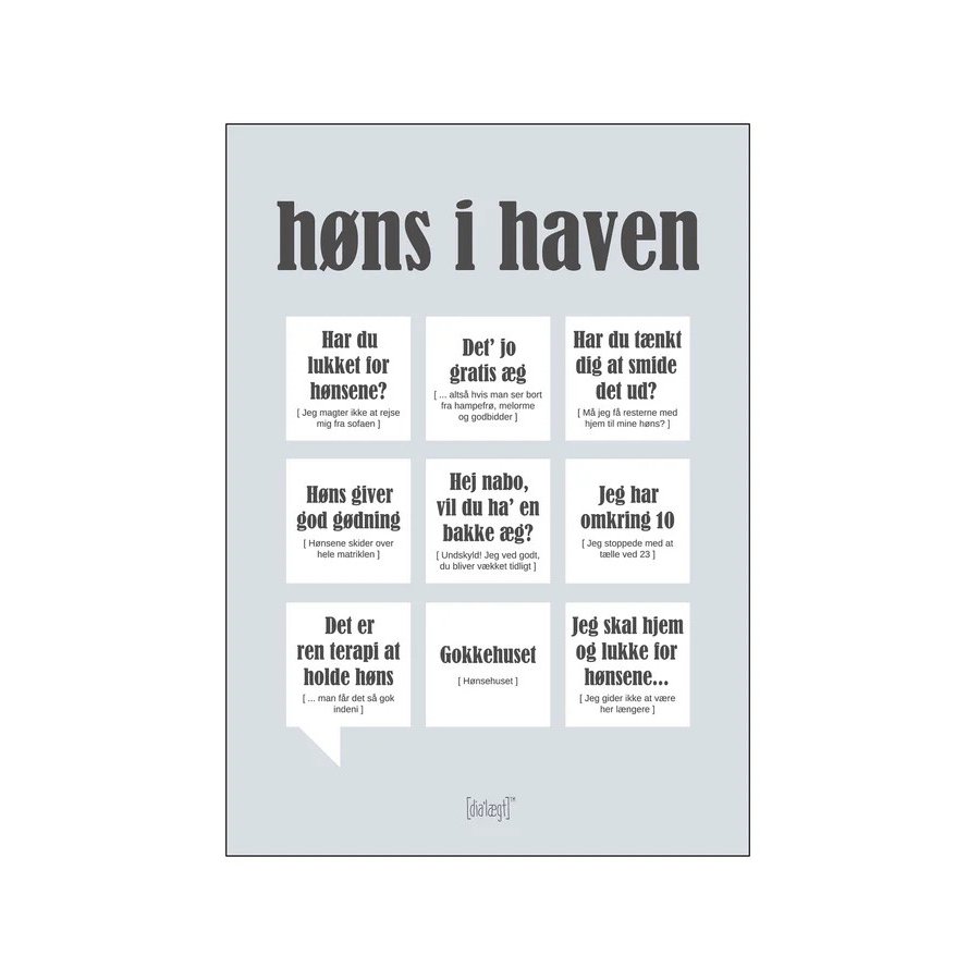Dialgt Hns I Haven Plakat 50x70 cm
