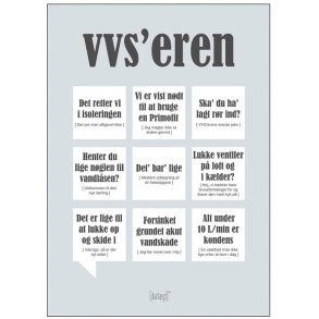 Dialægt VVS'eren Plakat 70x100 cm