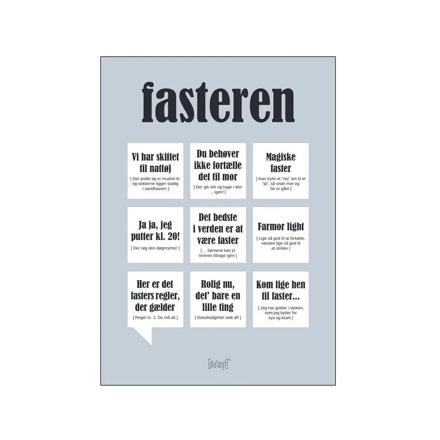 Dialgt Fasteren Plakat A3