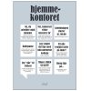 Dialgt Hjemmekontoret Plakat 70x100 cm