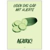 Citatplakat Agurk A4