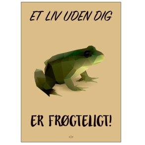 Citatplakat Fr�gtelig A4