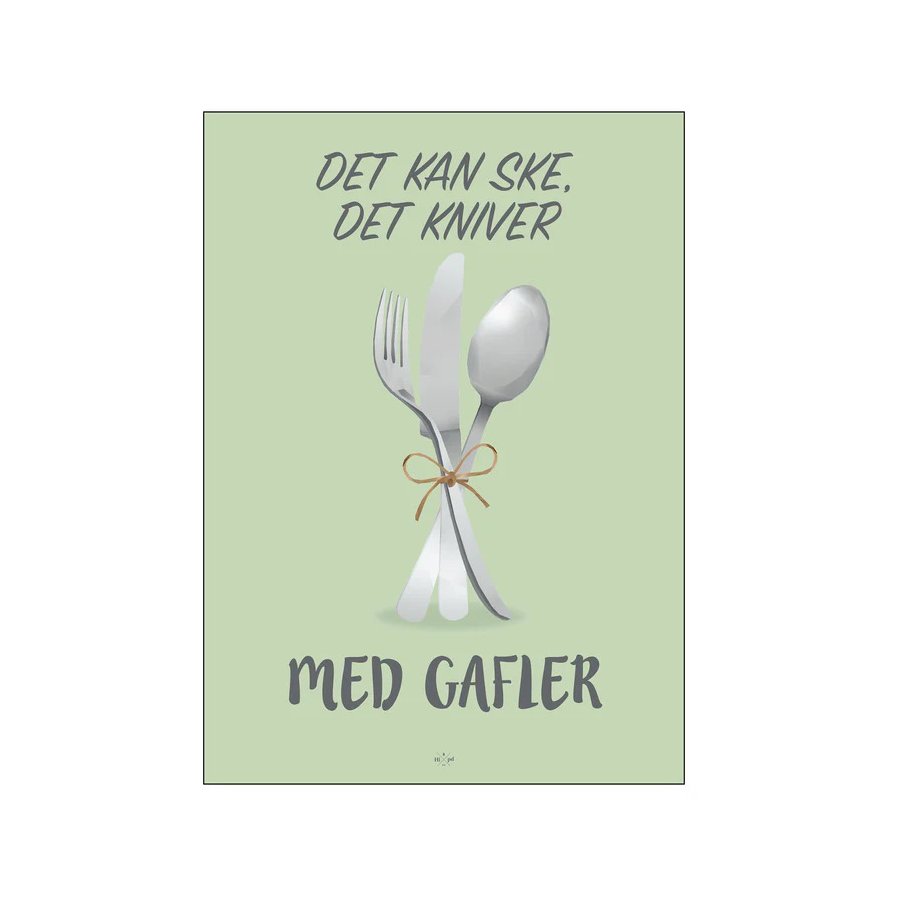 Citatplakat Kniver Med Gafler A3
