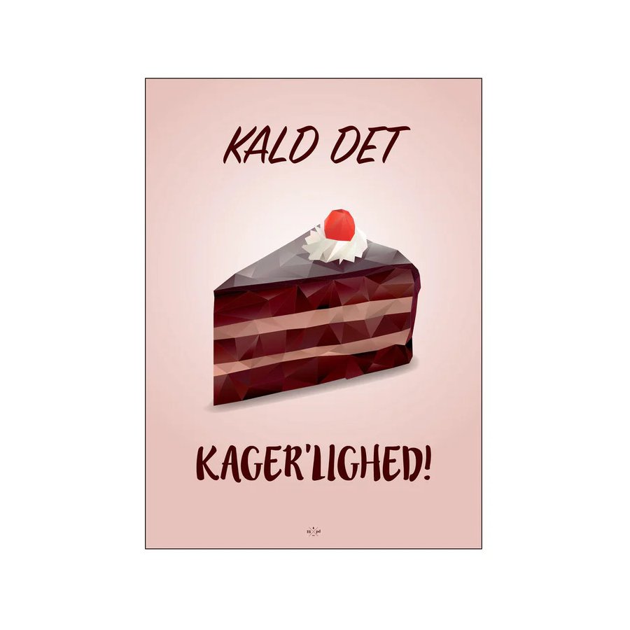 Citatplakat Kager'lighed A3, Lyserd