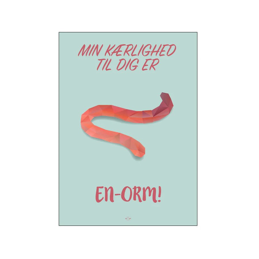 Citatplakat En-orm A3