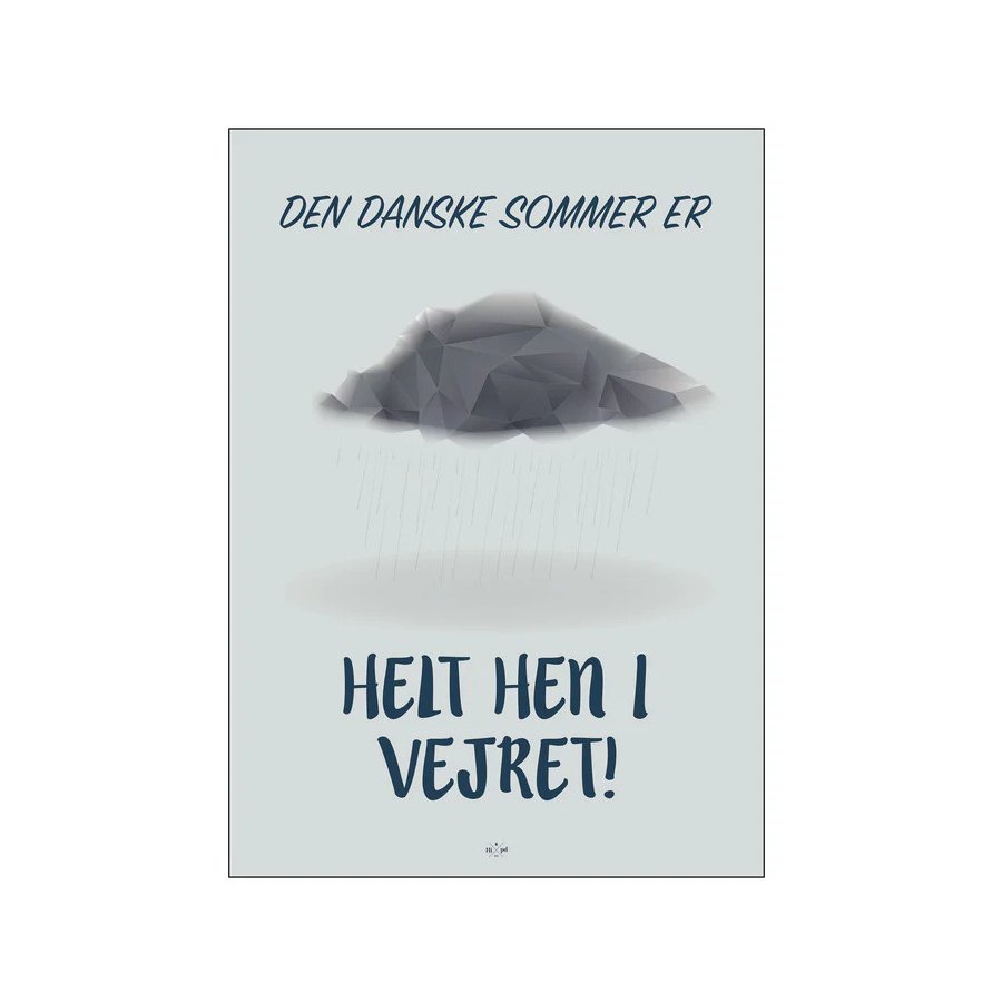 Citatplakat Dansk Sommer A3