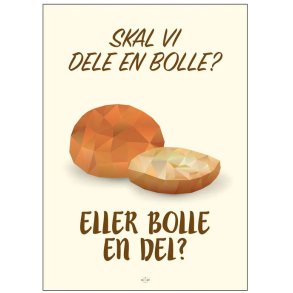 Citatplakat Bolle En Del A4