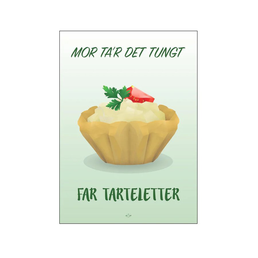 Citatplakat Far Tarteletter A3
