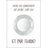 Citatplakat Et Par Flade A3