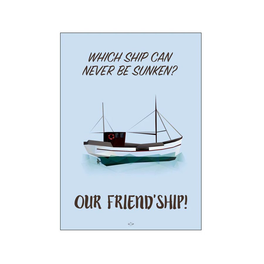 Citatplakat Friendship A4