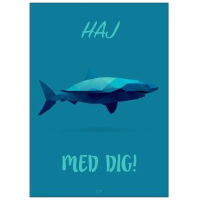 Citatplakat Haj Med Dig A3