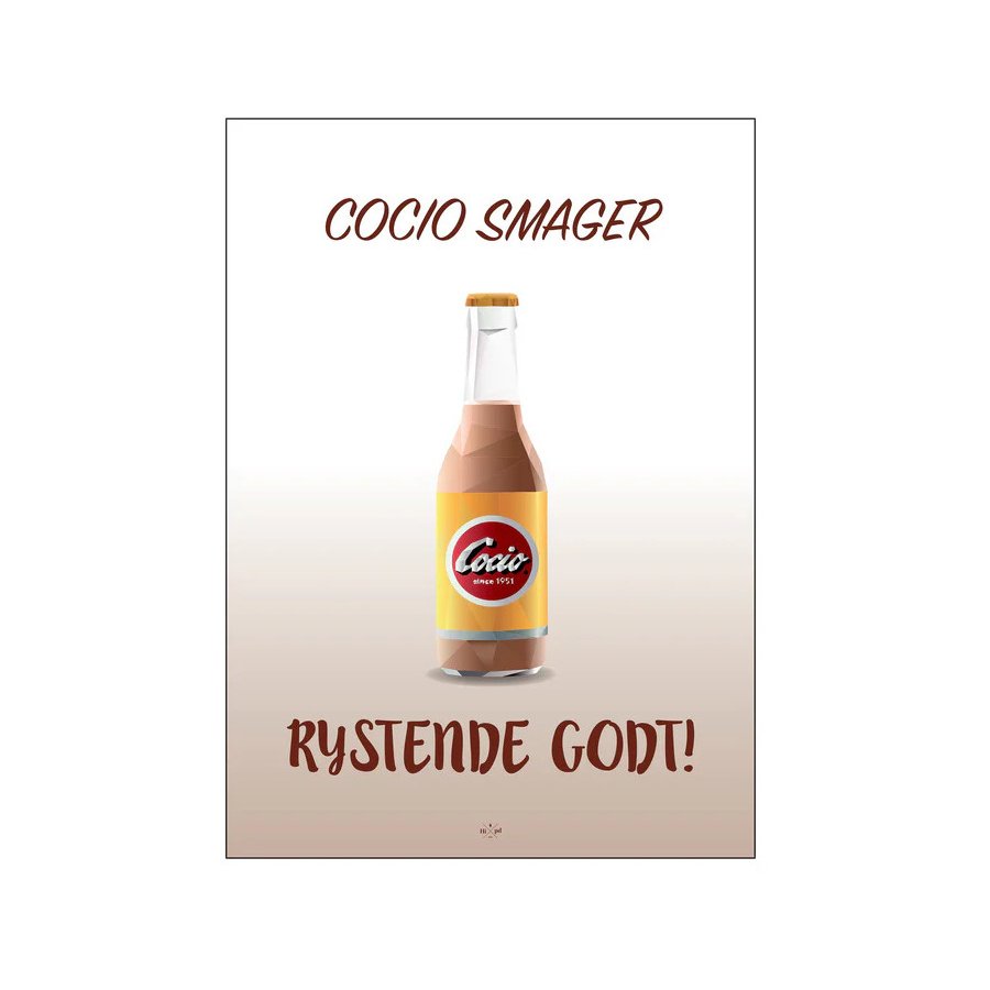 Citatplakat Cocio Smager Rystende Godt A4