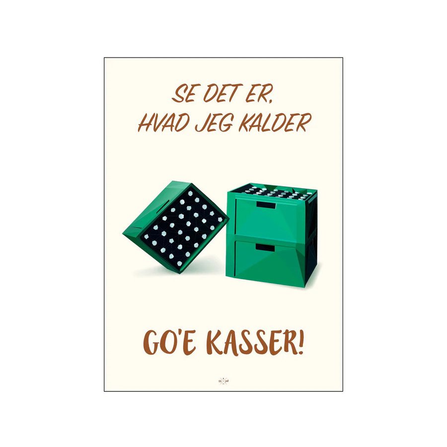 Citatplakat Gode kasser A3