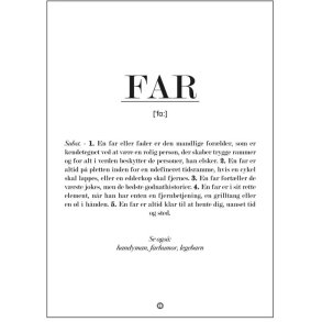 Citatplakat Far Definition A3