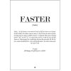 Citatplakat Faster Definition 70x100 cm
