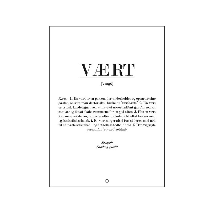 Citatplakat Vrt Definition A4