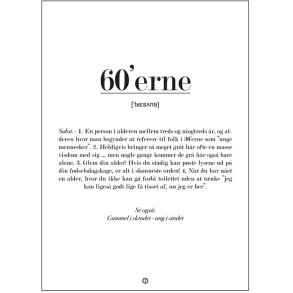 Citatplakat 60'erne Definition A3