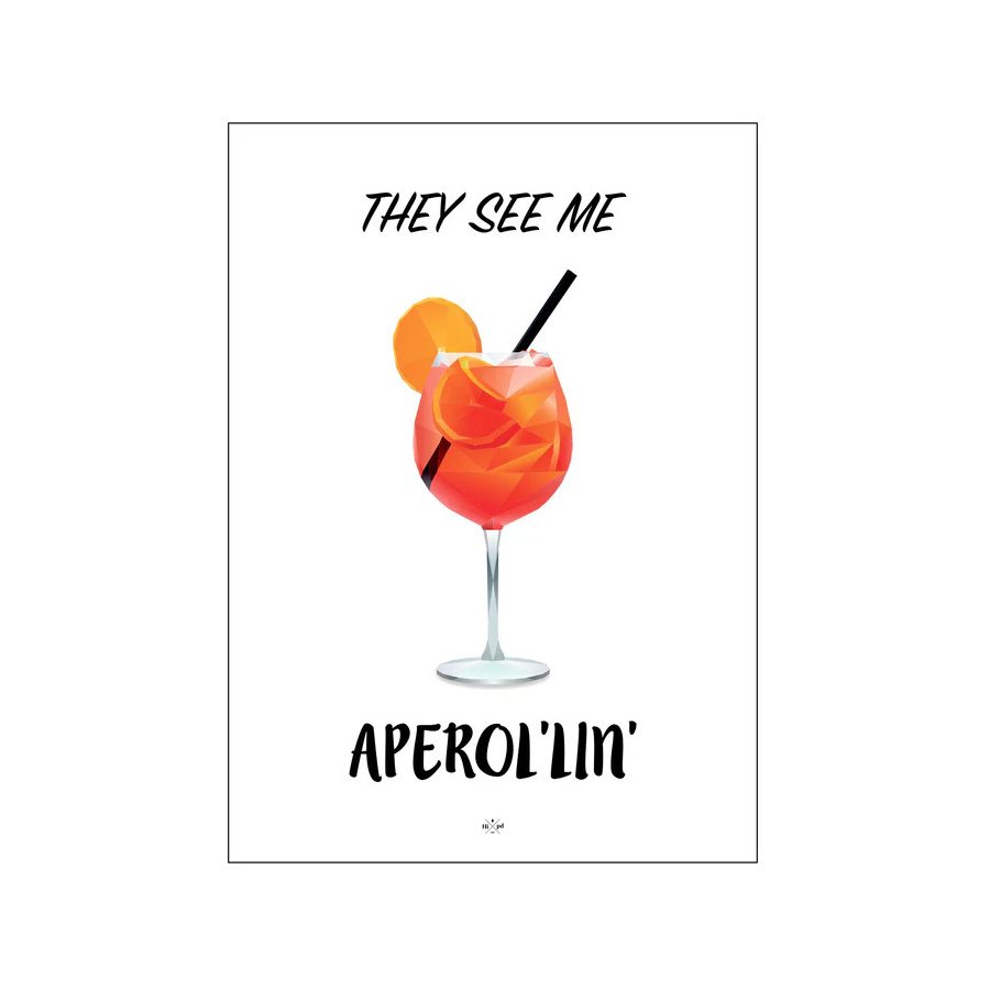 Citatplakat Aperol'lin' A3