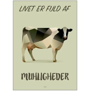 Citatplakat Muhligheder A4