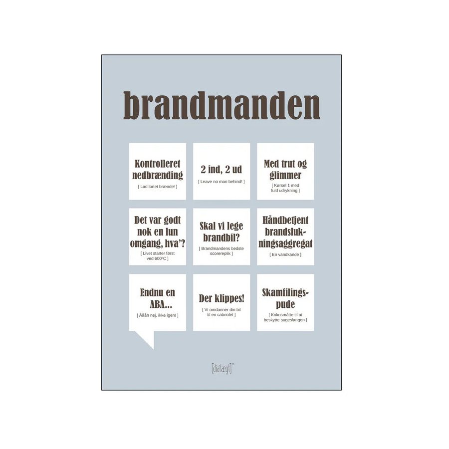 Dialgt Brandmanden Plakat A3