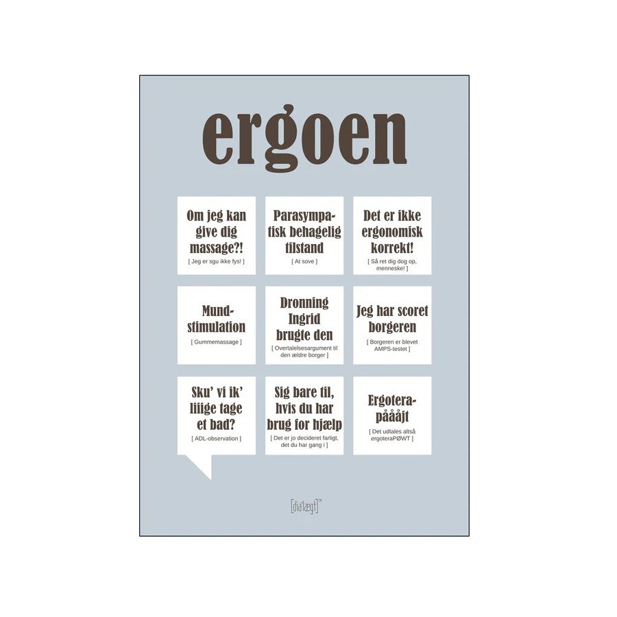 Dialgt Ergoen Plakat A3