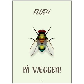 Citatplakat Fluen P� V�ggen 70x100 cm