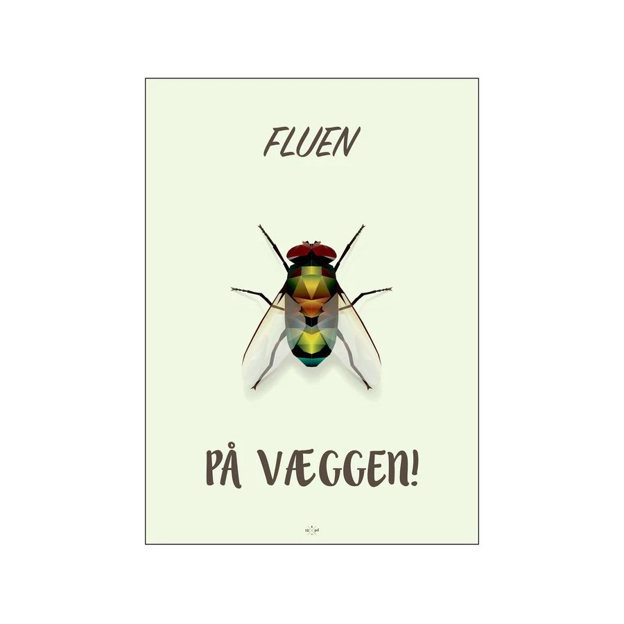 Citatplakat Fluen P Vggen A3