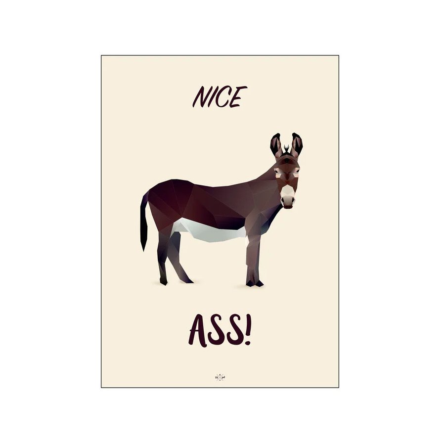 Citatplakat Nice Ass A3