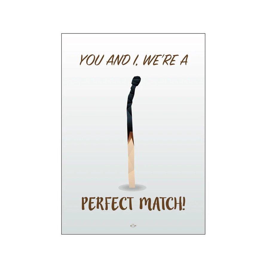 Citatplakat The Perfect Match A3