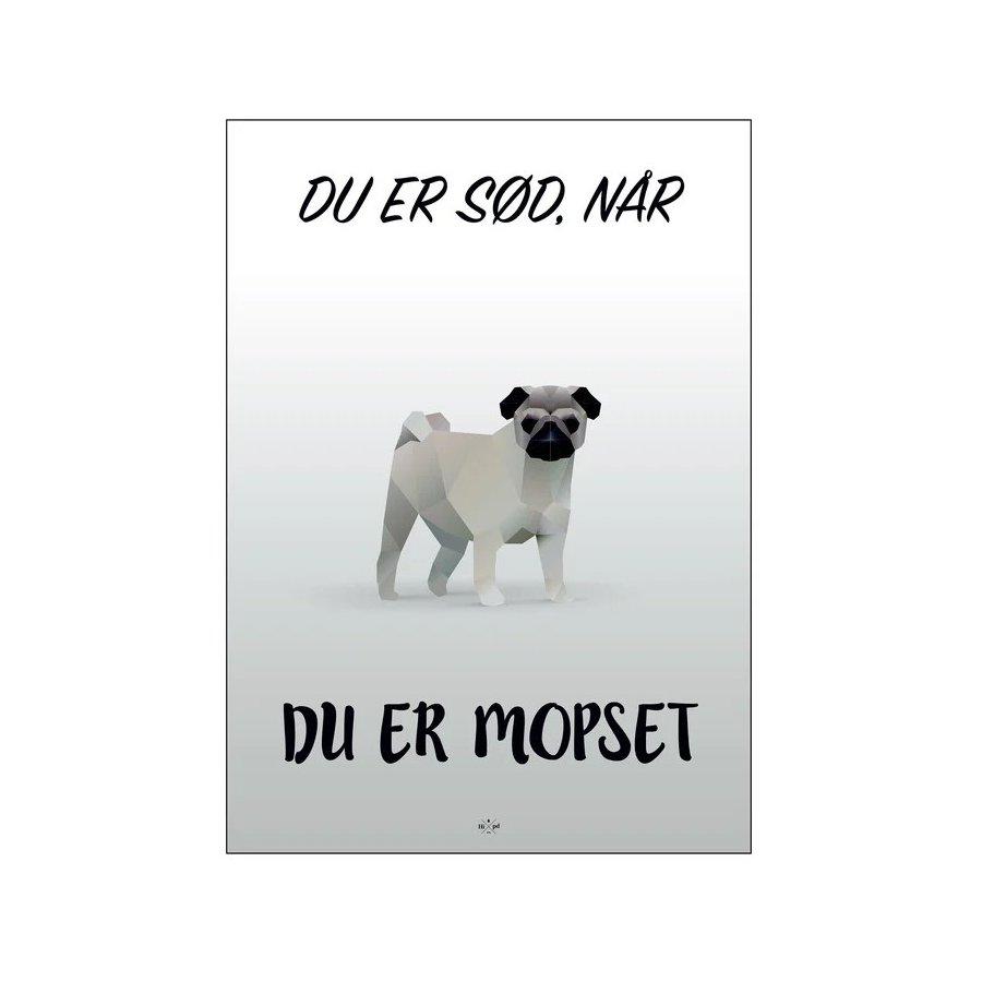 Citatplakat Mopset A4