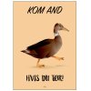Citatplakat Kom And A4, Brun