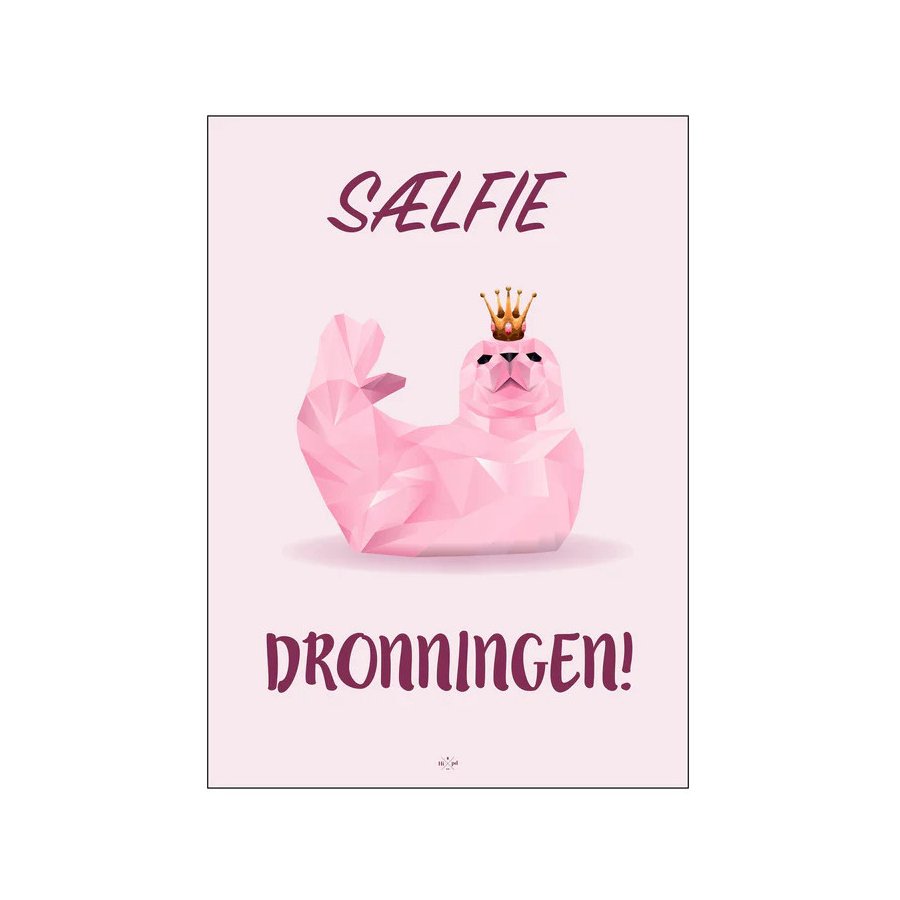 Citatplakat Slfie-dronningen A3
